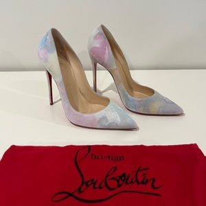 Christian Louboutin
Pastel So Kate Watercolor Suede Pumps
Size: EU 38.5